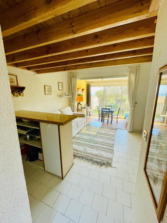 Bel Appartement Avec Mezzanine, Vue Mer Et Piscine Cogolin Eksteriør billede